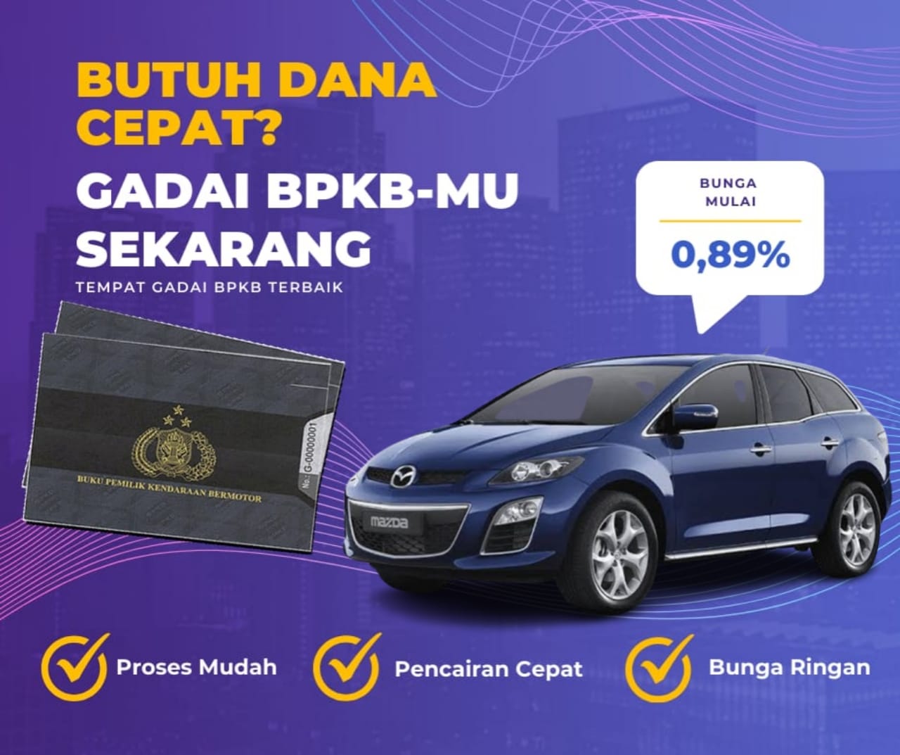 Kredit Jaminan Bpkb Mobil Mazda Cx-7 Dapat Dana Berapa? Seperti Ini Simulasinya